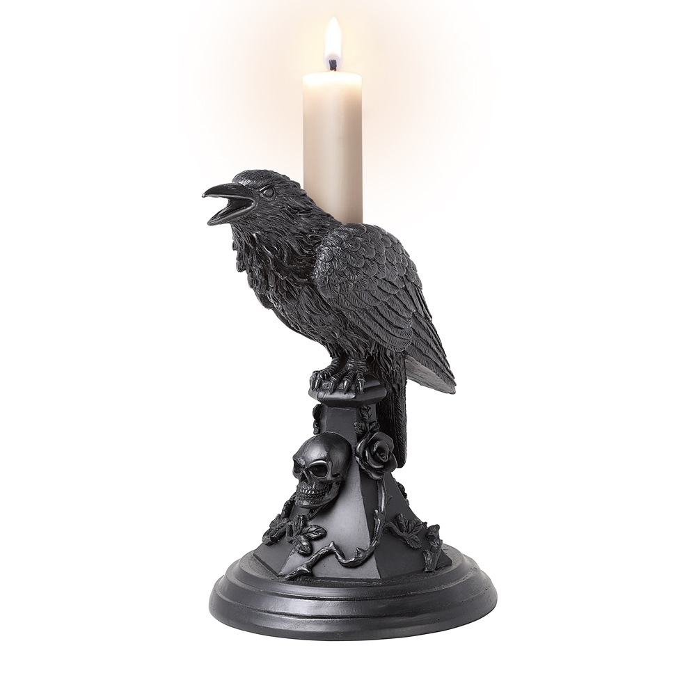Alchemy - Poe's Raven Bougeoir - Noir